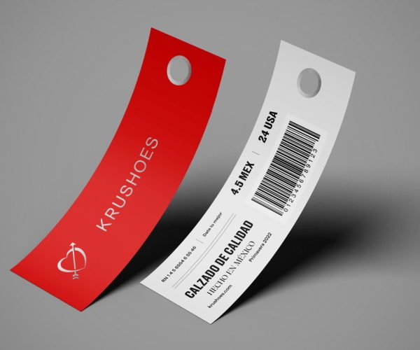 Krushoes etiqueta
